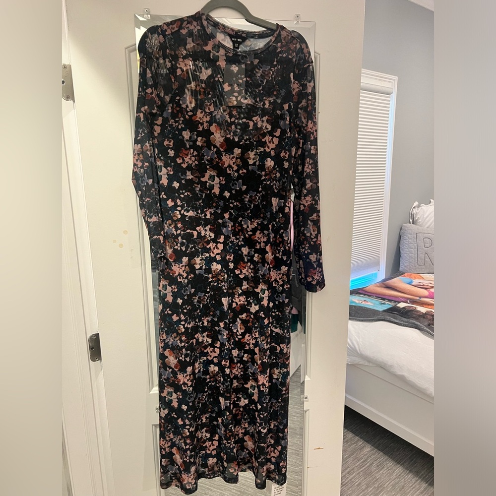 Maxi Saint and Sofia Mesh Dress